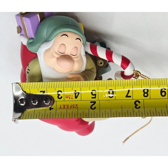 Disney Dopey Christmas Ornament With Gifts & Candy Cane - Picture 4 of 4
